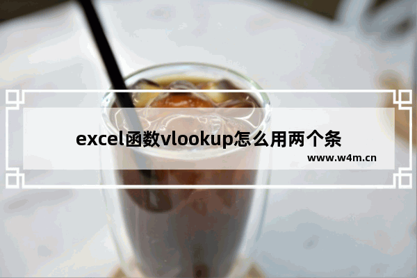 excel函数vlookup怎么用两个条件,excel函数vlookup怎么用wps