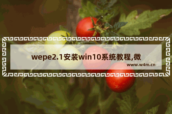 wepe2.1安装win10系统教程,微pe安装windows10