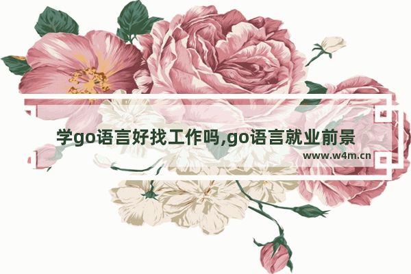 学go语言好找工作吗,go语言就业前景