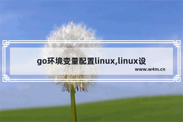 go环境变量配置linux,linux设置gopath