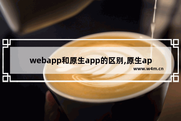 webapp和原生app的区别,原生app和web app