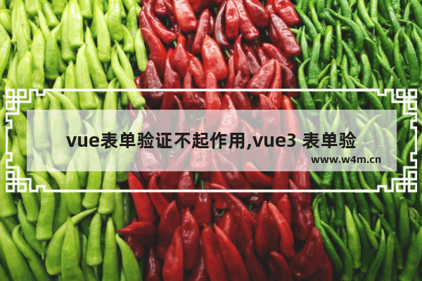 vue表单验证不起作用,vue3 表单验证,vue实现表单验证功能