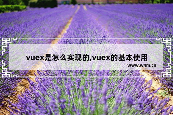 vuex是怎么实现的,vuex的基本使用