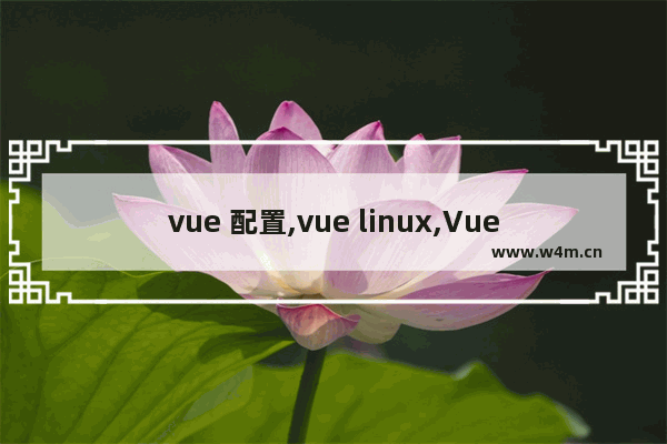 vue 配置,vue linux,Vue中的Vux配置指南