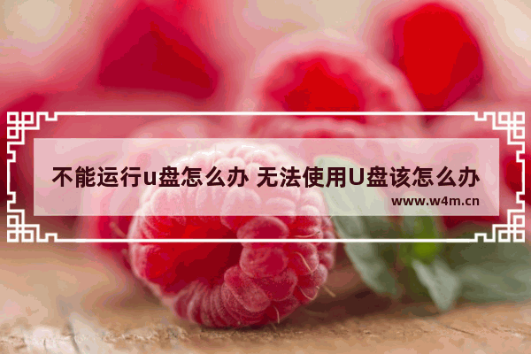 不能运行u盘怎么办 无法使用U盘该怎么办