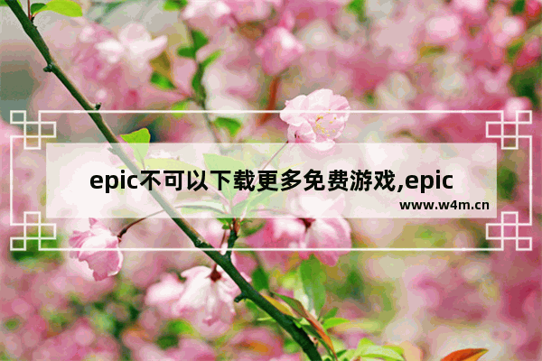 epic不可以下载更多免费游戏,epic为什么下载不了免费游戏