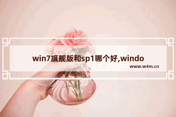 win7旗舰版和sp1哪个好,windows7旗舰版和sp1