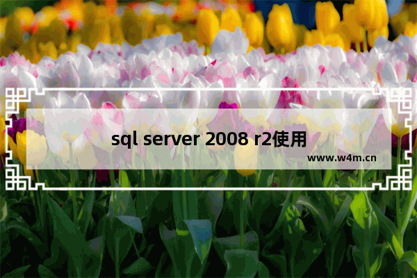 sql server 2008 r2使用教程,sqlserver2008r2使用详细