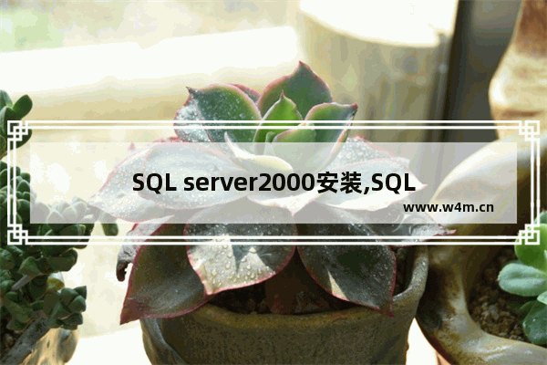 SQL server2000安装,SQL2000安装教程