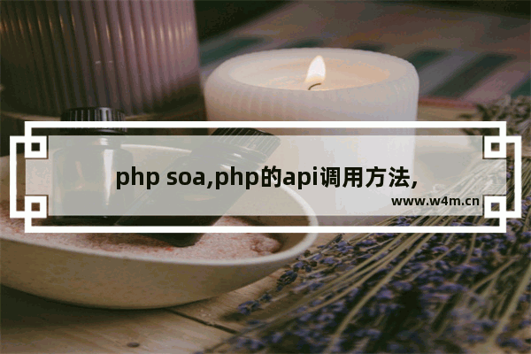 php soa,php的api调用方法,PHP使用SOAP调用API操作示例