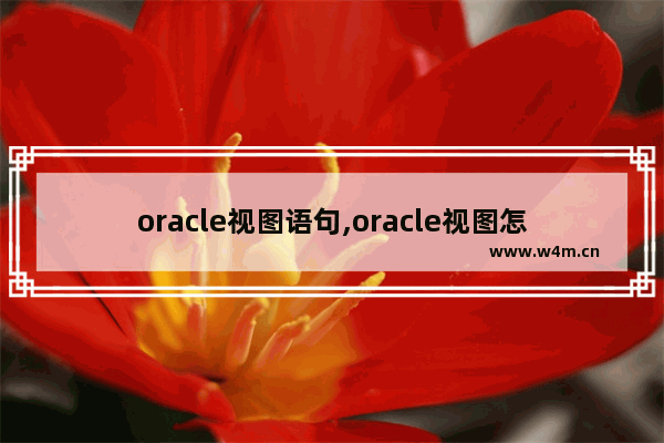 oracle视图语句,oracle视图怎么看,oracle中的视图详解