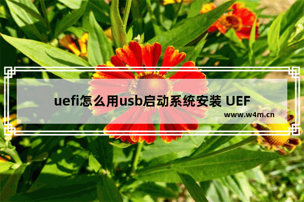 uefi怎么用usb启动系统安装 UEFI如何通过USB启动安装系统