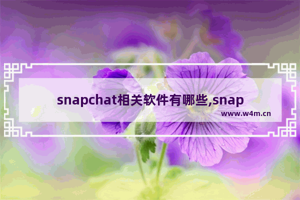 snapchat相关软件有哪些,snapchat软件安装