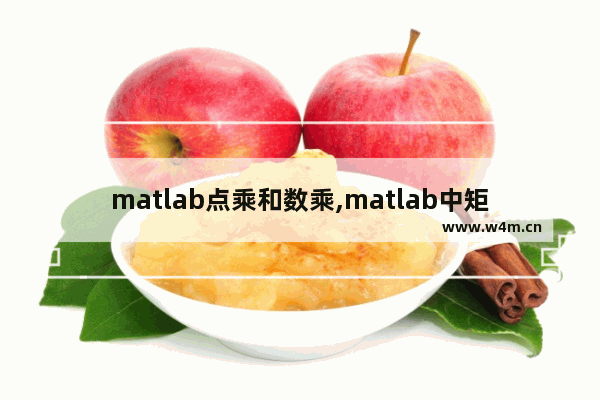 matlab点乘和数乘,matlab中矩阵的乘法和点乘、点除