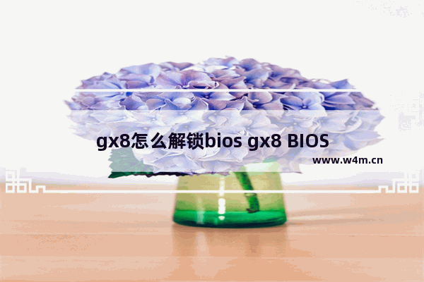 gx8怎么解锁bios gx8 BIOS解锁方法