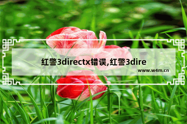 红警3directx错误,红警3directx12玩不了