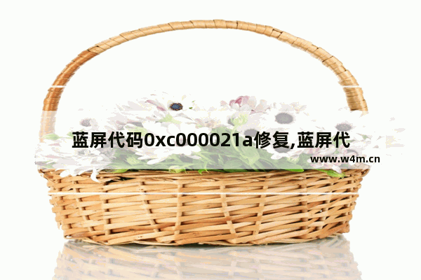 蓝屏代码0xc000021a修复,蓝屏代码0xc0000001怎么修复