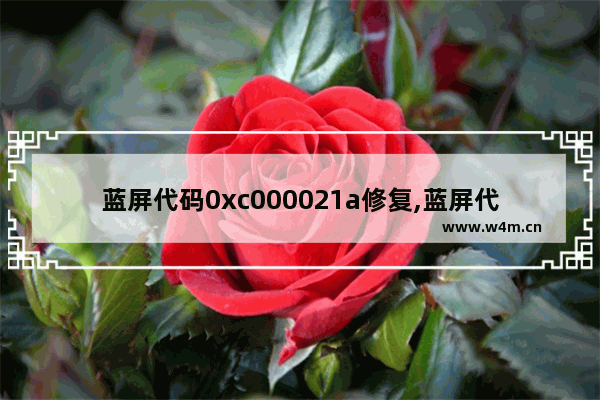 蓝屏代码0xc000021a修复,蓝屏代码0xc0000001怎么修复