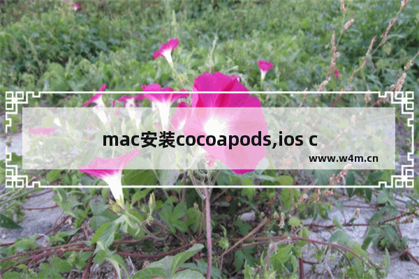 mac安装cocoapods,ios cocoapods安装,史上最详细的CocoaPods安装教程(图文)