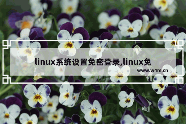 linux系统设置免密登录,linux免密钥登录,Linux下实现免密码登录(超详细)