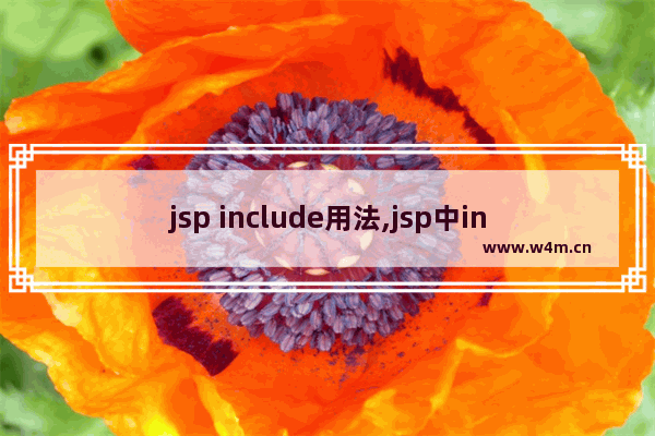 jsp include用法,jsp中include指令和include动作的区别