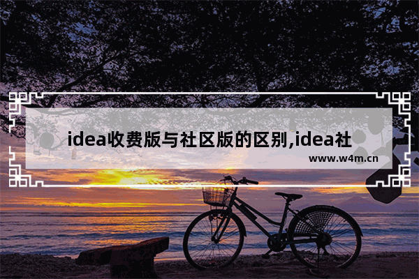 idea收费版与社区版的区别,idea社区版和商业版功能的区别