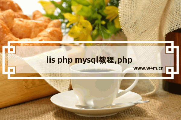 iis php mysql教程,php iis 配置,IIS+PHP+MYSQL安装配置方法