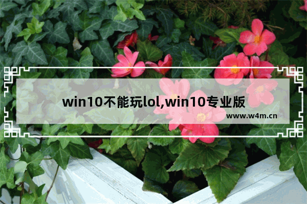 win10不能玩lol,win10专业版玩不了lol