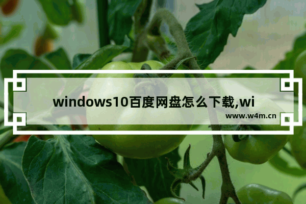 windows10百度网盘怎么下载,win10纯净版百度云下载