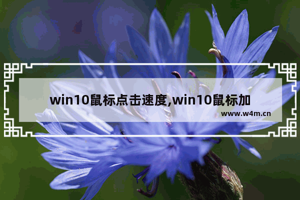 win10鼠标点击速度,win10鼠标加速度在哪里