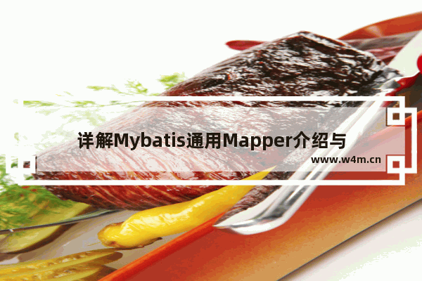 详解Mybatis通用Mapper介绍与使用