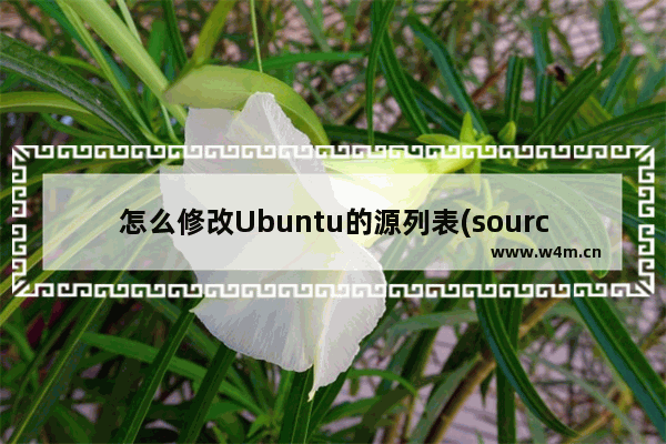 怎么修改Ubuntu的源列表(source list)详解