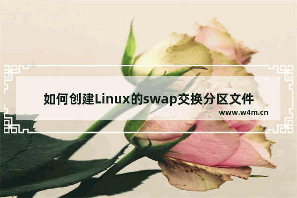 如何创建Linux的swap交换分区文件的方法步骤