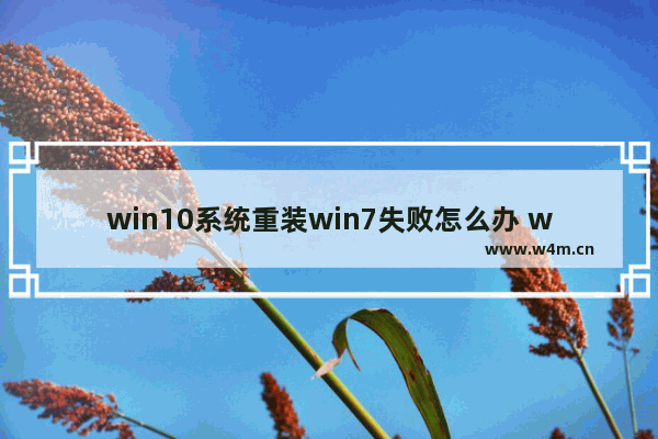 win10系统重装win7失败怎么办 win10升级win7失败怎么处理