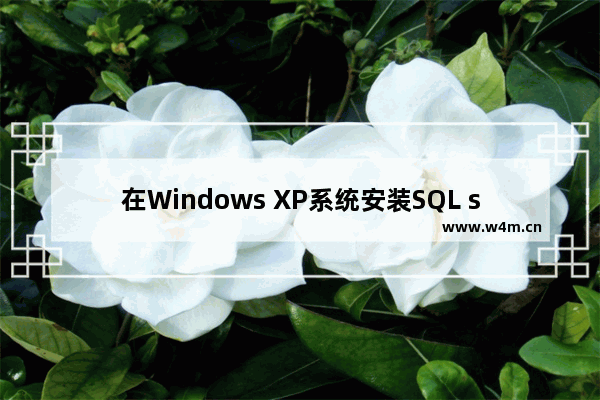 在Windows XP系统安装SQL server 2000 企业版(图解版)