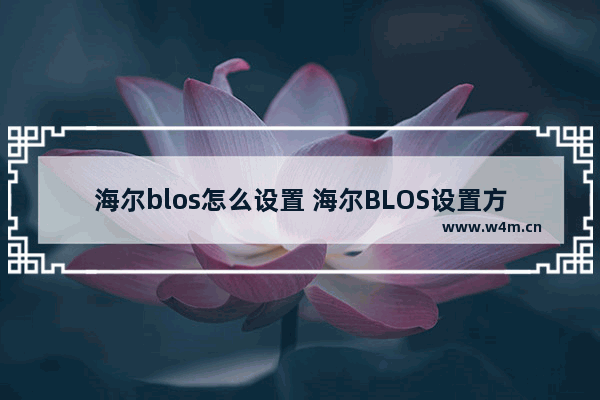 海尔blos怎么设置 海尔BLOS设置方法详解