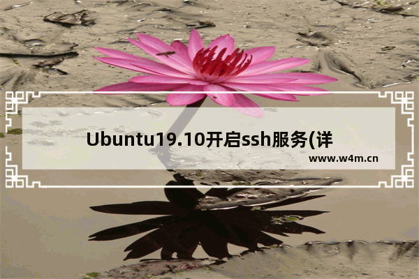 Ubuntu19.10开启ssh服务(详细过程)