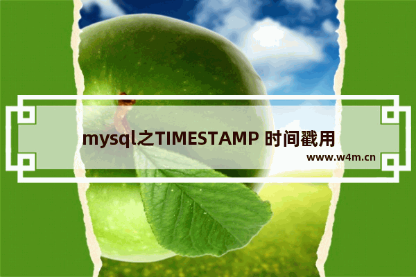 mysql之TIMESTAMP 时间戳用法详解