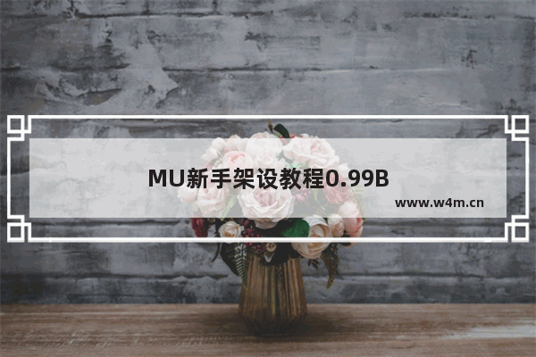 MU新手架设教程0.99B