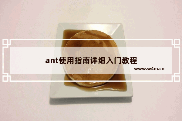 ant使用指南详细入门教程