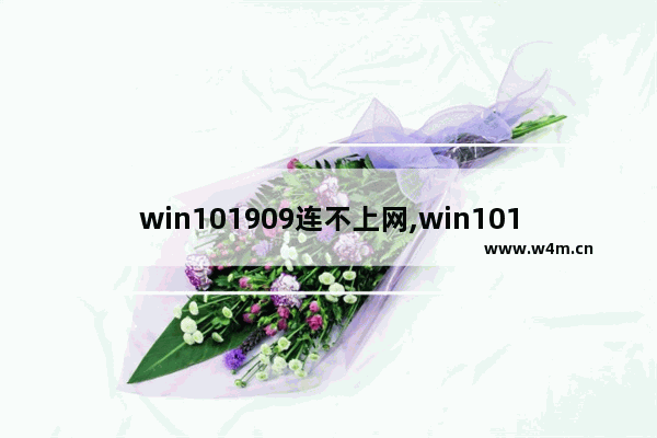 win101909连不上网,win101903无法连接wifi