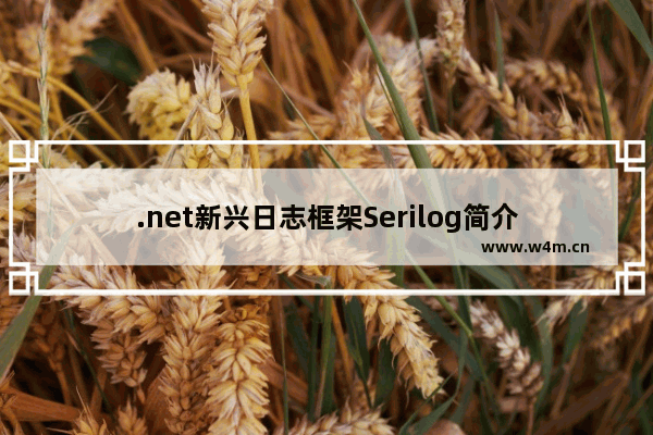 .net新兴日志框架Serilog简介