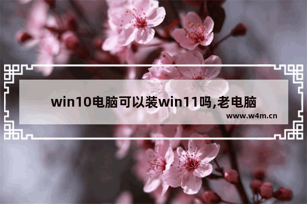 win10电脑可以装win11吗,老电脑能安装win11吗