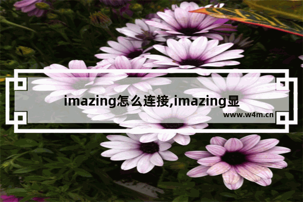 imazing怎么连接,imazing显示请连接设备