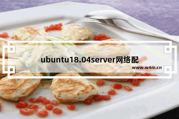 ubuntu18.04server网络配置,ubuntu18.04.5网络配置