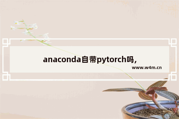 anaconda自带pytorch吗,