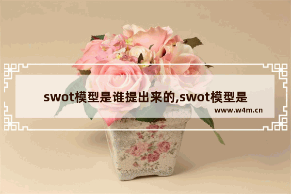 swot模型是谁提出来的,swot模型是分析什么的