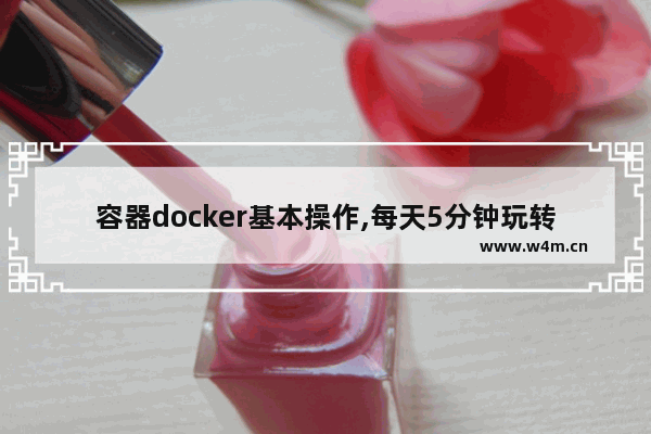 容器docker基本操作,每天5分钟玩转docker容器技术 pdf