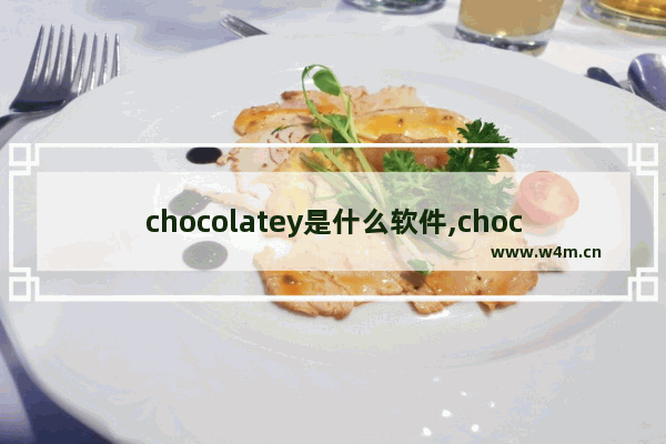 chocolatey是什么软件,chocolate用法