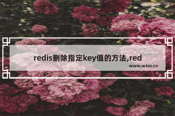 redis删除指定key值的方法,redis获取所有key和value命令